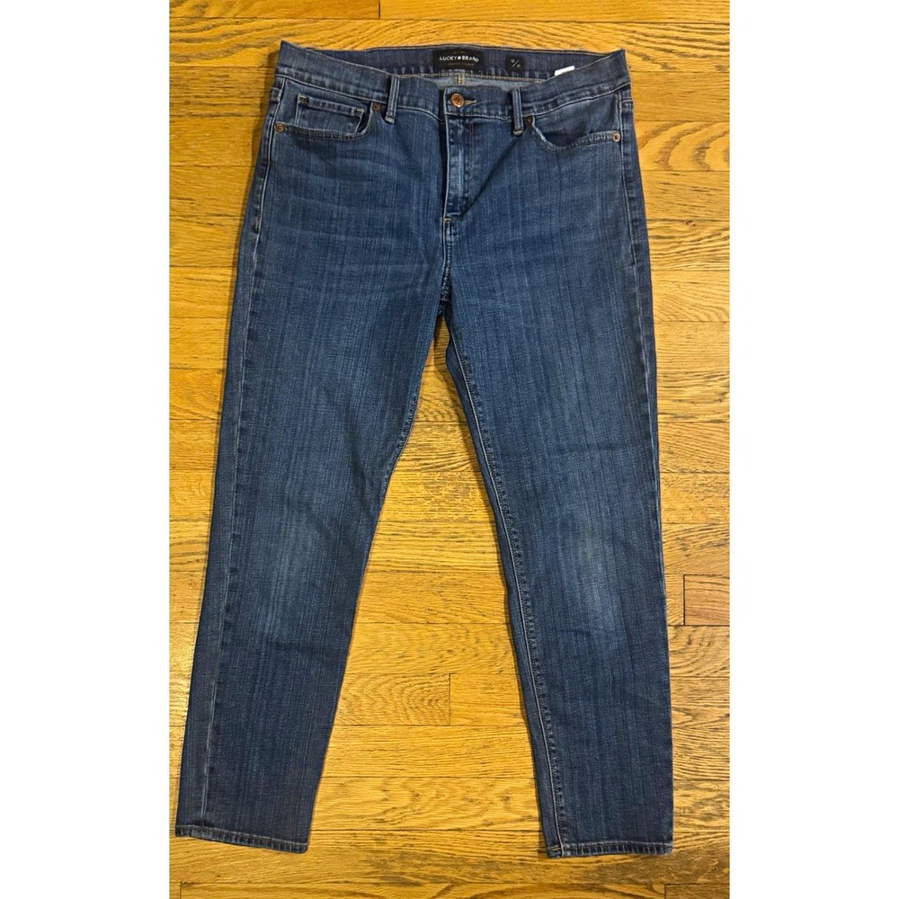 Lucky Brand Women's Skinny Jeans Brooke Crop High Rise Denim 5-Pocket sz 12